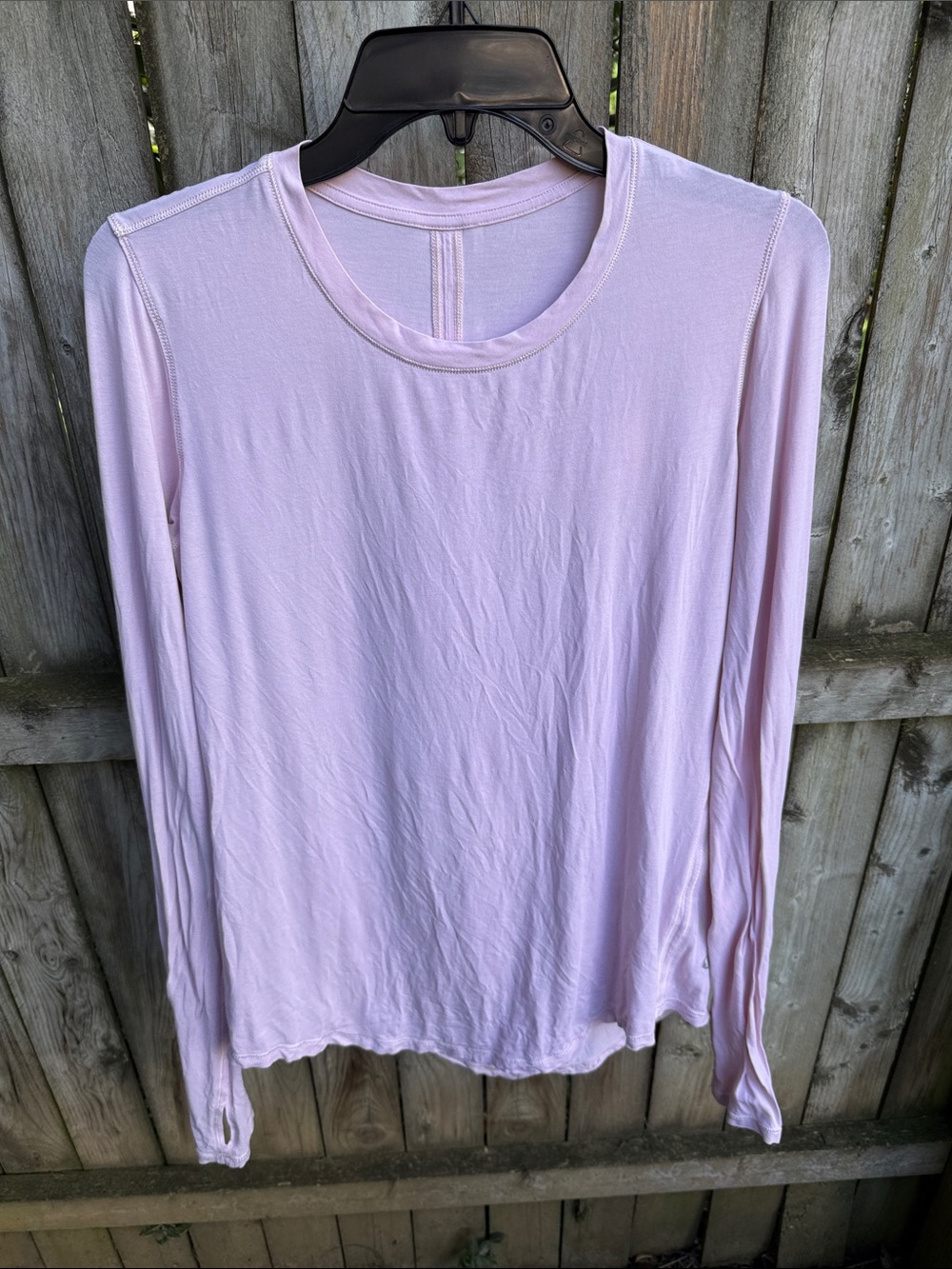 Lululemon Long Sleeved Crew Neck Pale Pink blush ? M